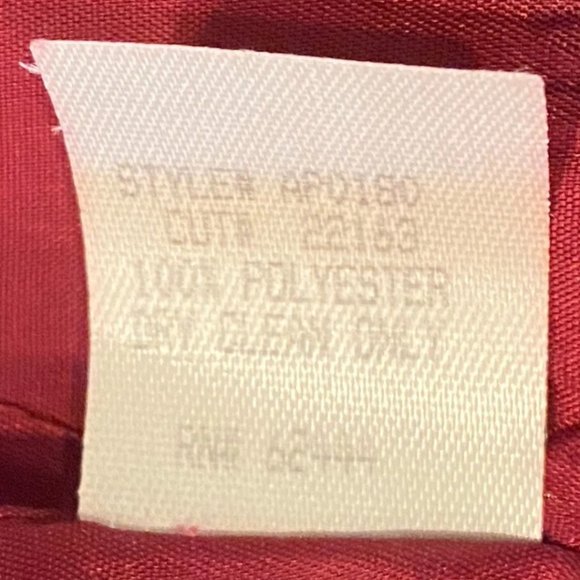 Formal Maxi Skirt & Top Nicole Miller Red Sz 6 Style AP0180  Vintage Made In USA - Picture 8 of 10